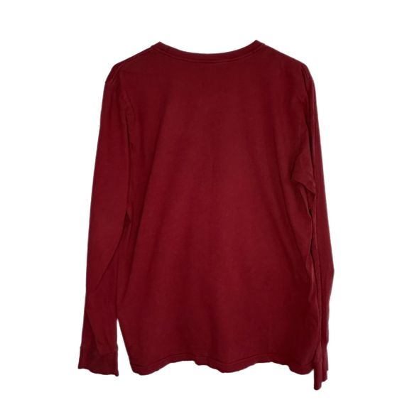 Nike Football Men's Maroon Long-sleeve Shirt, Medium, Pre-owned - Picture 4 of 5